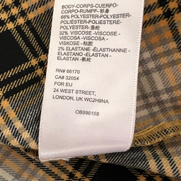 Urban Outfitters Yellow Plaid A-Line Mini Skirt Size S - Picture 3 of 8